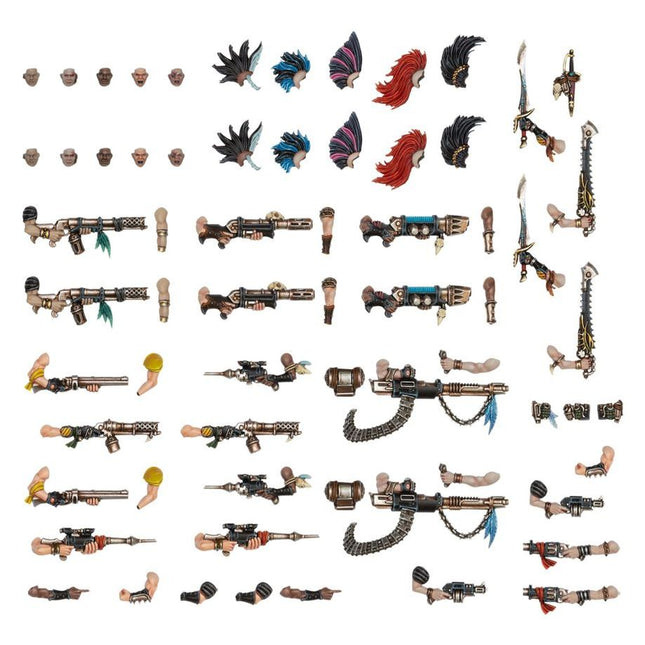 Dit is een foto van het spel Escher Weapons & Upgrades - Necromunda te koop bij Speldorado Spellenwinkel Delft