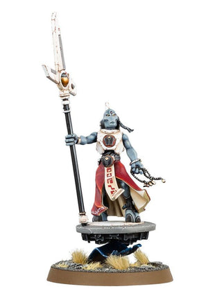 Dit is een afbeelding van het miniatuur Ethereal - Tau Empire voor het spel Warhammer, te koop bij Tabletop Miniature Wargames spellenwinkel Speldorado in delft