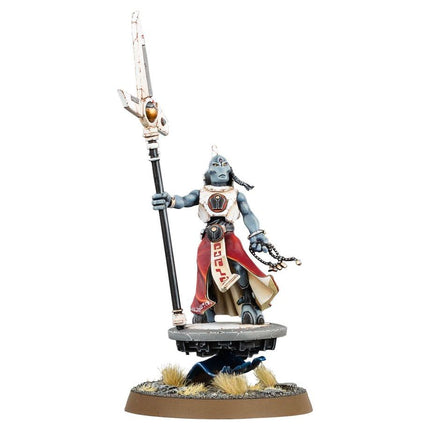 Dit is een afbeelding van het miniatuur Ethereal - Tau Empire voor het spel Warhammer, te koop bij Tabletop Miniature Wargames spellenwinkel Speldorado in delft