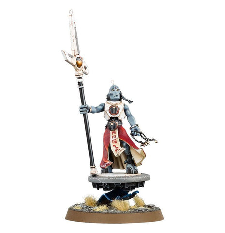 Dit is een afbeelding van het miniatuur Ethereal - Tau Empire voor het spel Warhammer, te koop bij Tabletop Miniature Wargames spellenwinkel Speldorado in delft
