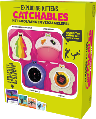 Catchables Core Set - Exploding Kittens – strategisch bordspel – 2 tot 4 spelers