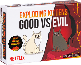 Exploding Kittens Good VS Evil  NL – party kaartspel – 2 tot 4 spelers