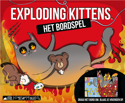 Exploding Kittens Het Bordspel – party bordspel – 2 tot 6 spelers