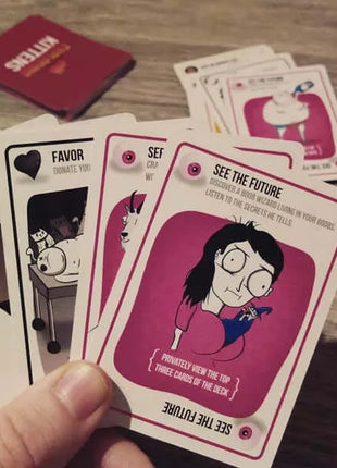 Dit is een foto van het spel Exploding Kittens NSFW 18+ NL te koop bij Speldorado Spellenwinkel Delft