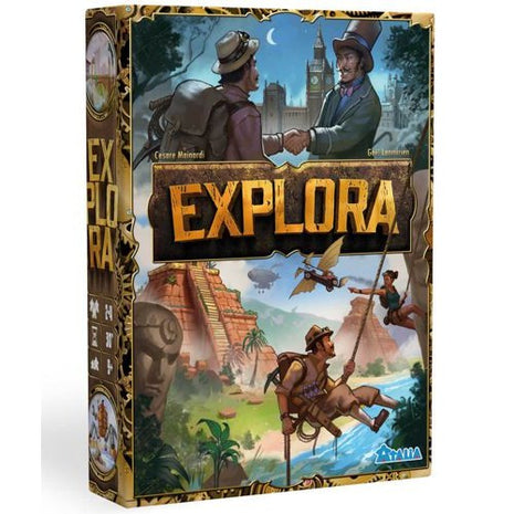 Explora - NL - EN – gezellig kaartspel – 2 tot 4 spelers