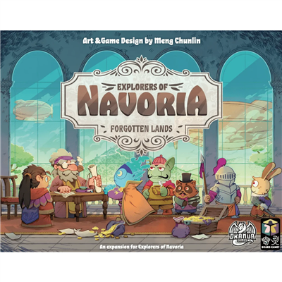 Dit is een foto van het spel Explorers Of Navoria Forgotten Lands Expansion te koop bij Speldorado Spellenwinkel Delft
