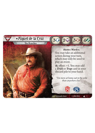 Miguel de la Cruz Investigator Deck
