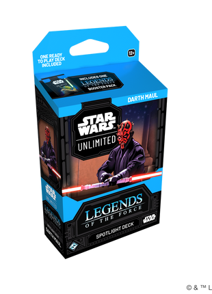 Star Wars Unlimited Legends of the Force Deck Maul– set Legends of the Force - Spotlight Deck