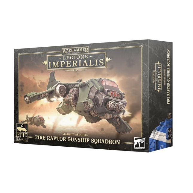 Dit is een foto van het spel Fire Raptor Gunship Squadron - Adeptus Astartes te koop bij Speldorado Spellenwinkel Delft