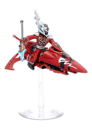 Dit is een afbeelding van het miniatuur Farseer Skyrunner - Aeldari voor het spel Warhammer, te koop bij Tabletop Miniature Wargames spellenwinkel Speldorado in delft