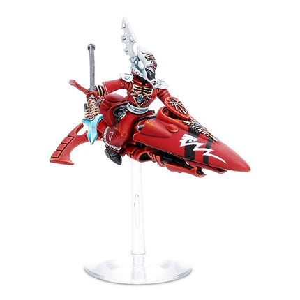 Dit is een afbeelding van het miniatuur Farseer Skyrunner - Aeldari voor het spel Warhammer, te koop bij Tabletop Miniature Wargames spellenwinkel Speldorado in delft