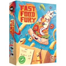 Dit is een foto van het spel Fast Food Fury - NL - EN te koop bij Speldorado Spellenwinkel Delft