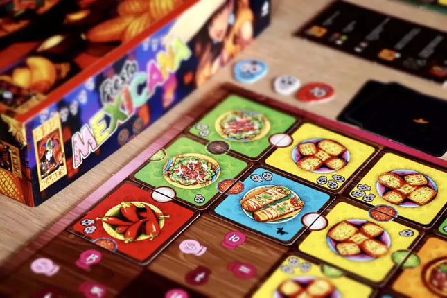 Dit is een foto van het spel Fiësta Mexicana te koop bij Speldorado Spellenwinkel Delft