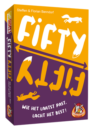 Fifty Fifty – gezellig kaartspel – 2 tot 5 spelers