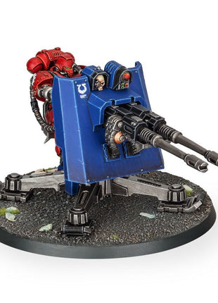 Dit is een afbeelding van het miniatuur Firestrike Servo-Turret - Space Marines voor het spel Warhammer, te koop bij Tabletop Miniature Wargames spellenwinkel Speldorado in delft