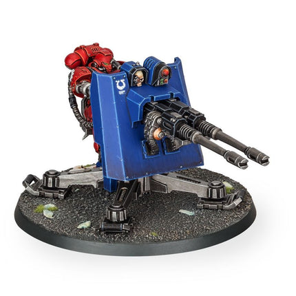 Dit is een afbeelding van het miniatuur Firestrike Servo-Turret - Space Marines voor het spel Warhammer, te koop bij Tabletop Miniature Wargames spellenwinkel Speldorado in delft