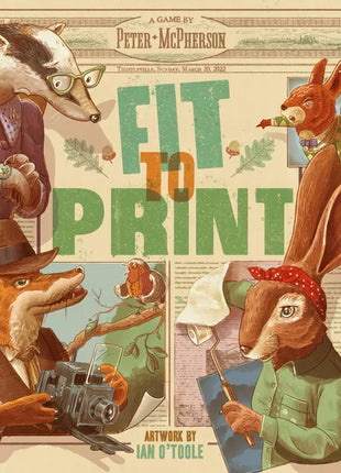 Fit to Print – strategisch bordspel – 1 tot 6 spelers
