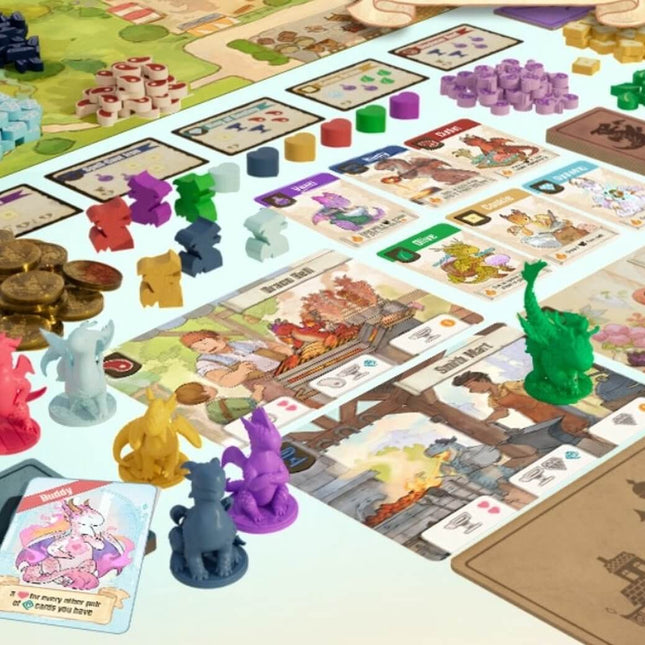 Dit is een foto van het spel Flamecraft (Deluxe editie) te koop bij Speldorado Spellenwinkel Delft