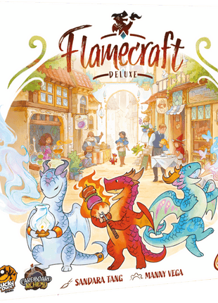 Flamecraft (Deluxe editie) – strategisch kaartspel – 1 tot 5 spelers