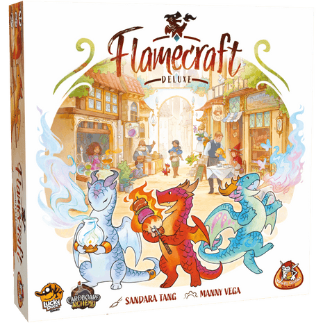 Flamecraft (Deluxe editie) – strategisch kaartspel – 1 tot 5 spelers