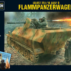 Dit is een foto van het spel Sd.Kfz 251/16 Ausf D Flammpanzerwagen Half Track te koop bij Speldorado Spellenwinkel Delft