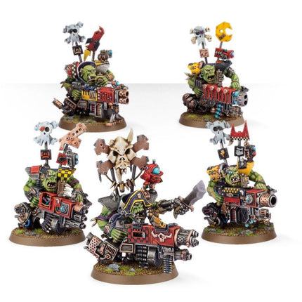 Dit is een afbeelding van het miniatuur Flash Gitz - Orks voor het spel Warhammer, te koop bij Tabletop Miniature Wargames spellenwinkel Speldorado in delft