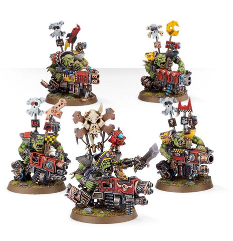 Dit is een afbeelding van het miniatuur Flash Gitz - Orks voor het spel Warhammer, te koop bij Tabletop Miniature Wargames spellenwinkel Speldorado in delft
