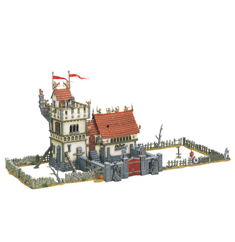 Dit is een afbeelding van het miniatuur Fortified Manor Of The Empire - Old World voor het spel Warhammer, te koop bij Tabletop Miniature Wargames spellenwinkel Speldorado in delft
