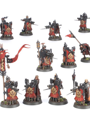 Dit is een afbeelding van het miniatuur Freeguild Fusiliers - Cities of Sigmar voor het spel Warhammer, te koop bij Tabletop Miniature Wargames spellenwinkel Speldorado in delft
