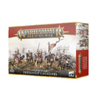 Dit is een afbeelding van het miniatuur Freeguild Cavaliers - Cities of Sigmar voor het spel Warhammer, te koop bij Tabletop Miniature Wargames spellenwinkel Speldorado in delft