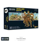 French Army Infantry voor Bolt Action - fransen infantry schaal 1:58 miniatuur