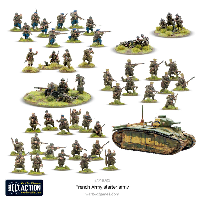 Dit is een foto van het spel French Army Starter Army te koop bij Speldorado Spellenwinkel Delft