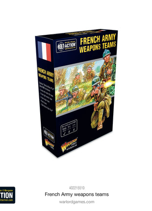 French Army Weapons Teams voor Bolt Action - fransen infantry schaal 1:58 miniatuur