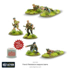 French Resistance Weapons Teams voor Bolt Action - fransen infantry schaal 1:58 miniatuur