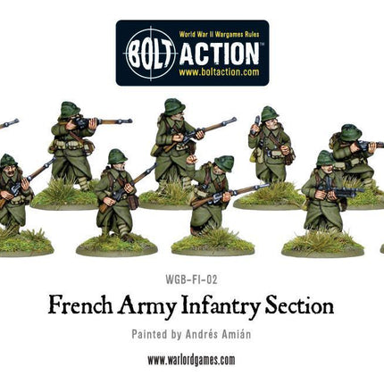 Dit is een foto van het spel French Army Infantry Section te koop bij Speldorado Spellenwinkel Delft