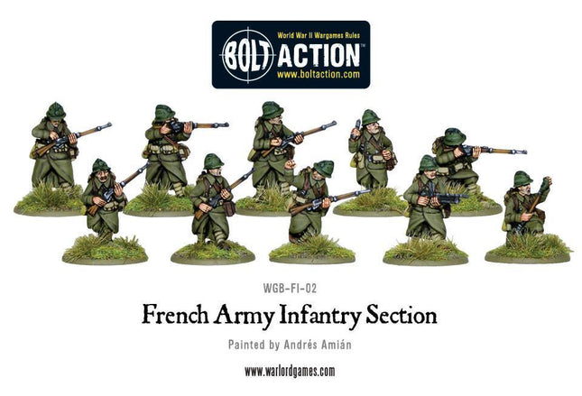 Dit is een foto van het spel French Army Infantry Section te koop bij Speldorado Spellenwinkel Delft