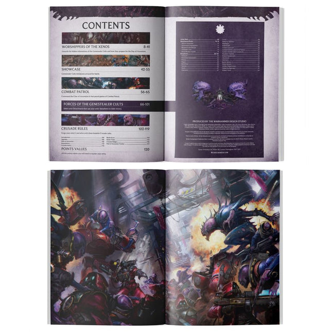 Dit is een foto van het spel Codexgenestealer Cults (English) - Genestealer Cults te koop bij Speldorado Spellenwinkel Delft