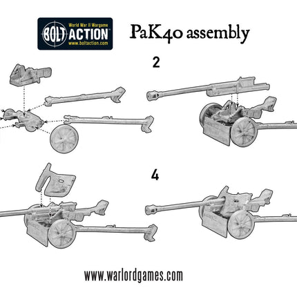 German Heer (Winter) 75mm Pak 40 Anti Tank Gun