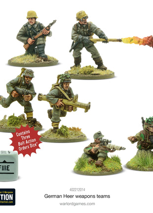 Dit is een foto van het spel German Heer Weapons Teams te koop bij Speldorado Spellenwinkel Delft