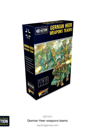 German Heer Weapons Teams voor Bolt Action - duitsers infantry schaal 1:58 miniatuur