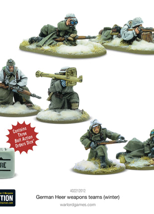 Dit is een foto van het spel German Heer (Winter) Weapons Teams te koop bij Speldorado Spellenwinkel Delft