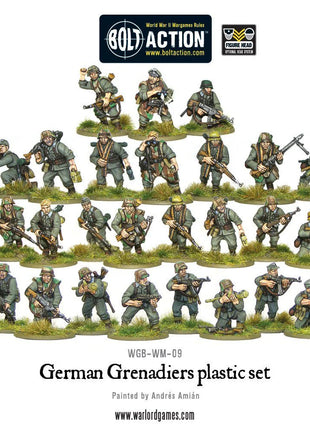 Dit is een foto van het spel German Grenadiers Starter Army te koop bij Speldorado Spellenwinkel Delft