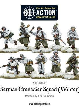 Dit is een foto van het spel German Grenadiers Squad (Winter) te koop bij Speldorado Spellenwinkel Delft