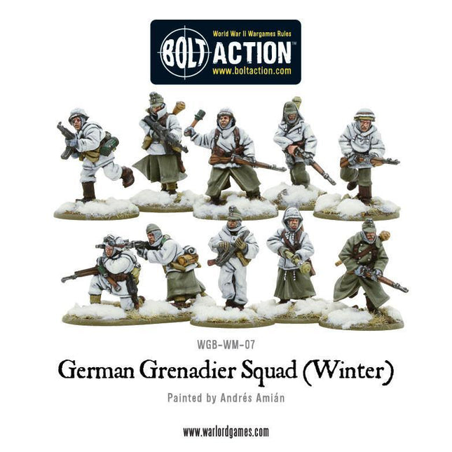 Dit is een foto van het spel German Grenadiers Squad (Winter) te koop bij Speldorado Spellenwinkel Delft