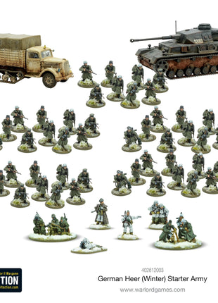Dit is een foto van het spel German Heer Winter Starter Army te koop bij Speldorado Spellenwinkel Delft