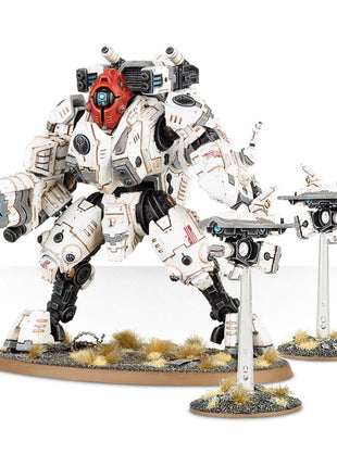 Dit is een afbeelding van het miniatuur Ghostkeel Battlesuit - Tau Empire voor het spel Warhammer, te koop bij Tabletop Miniature Wargames spellenwinkel Speldorado in delft