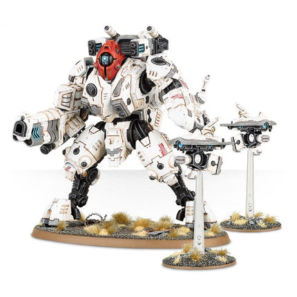 Dit is een afbeelding van het miniatuur Ghostkeel Battlesuit - Tau Empire voor het spel Warhammer, te koop bij Tabletop Miniature Wargames spellenwinkel Speldorado in delft