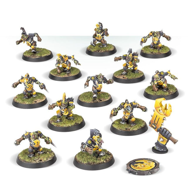 Dit is een foto van het spel Goblin Team - Blood Bowl te koop bij Speldorado Spellenwinkel Delft