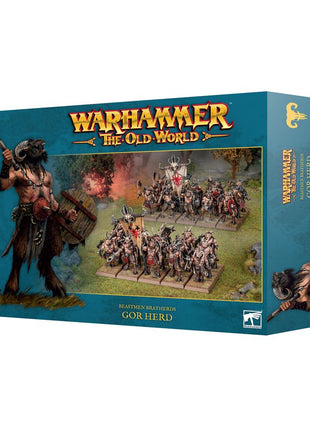 Warhammer: The Old World Gor herd - Beastmen Brayherds: – fantasy miniaturen set Warhammer: The Old World Gor herd - Beastmen Brayherds: – fantasy miniaturen set