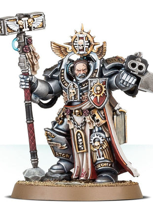 Dit is een afbeelding van het miniatuur Grand Master Voldus - Grey Knights voor het spel Warhammer, te koop bij Tabletop Miniature Wargames spellenwinkel Speldorado in delft